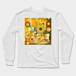 Geometric Whimsy Long Sleeve T-Shirt